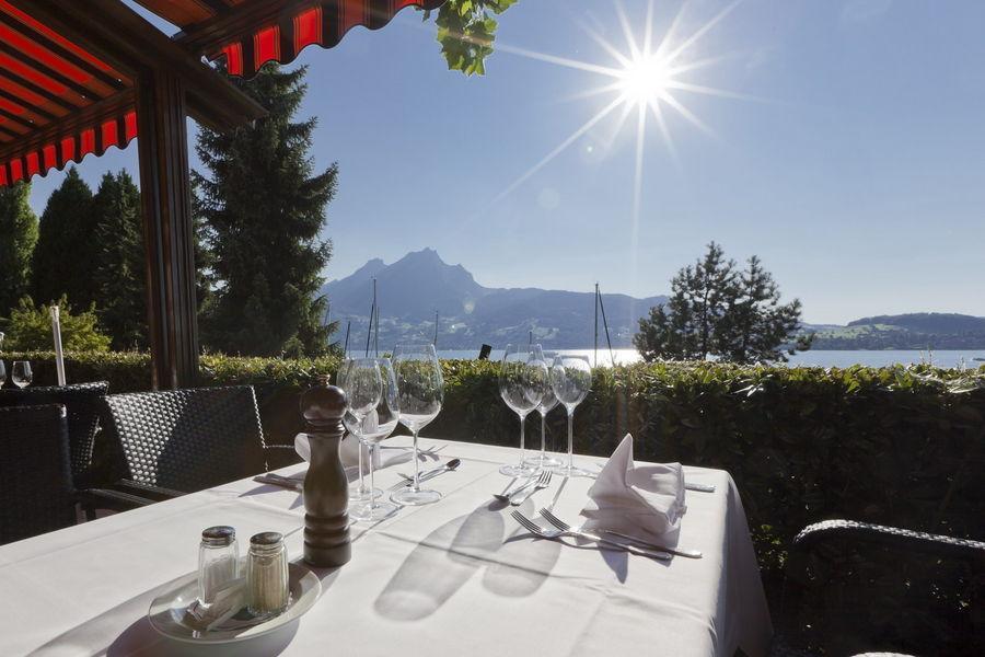 Gastehaus Baumgarten Hotel Kehrsiten Kültér fotó